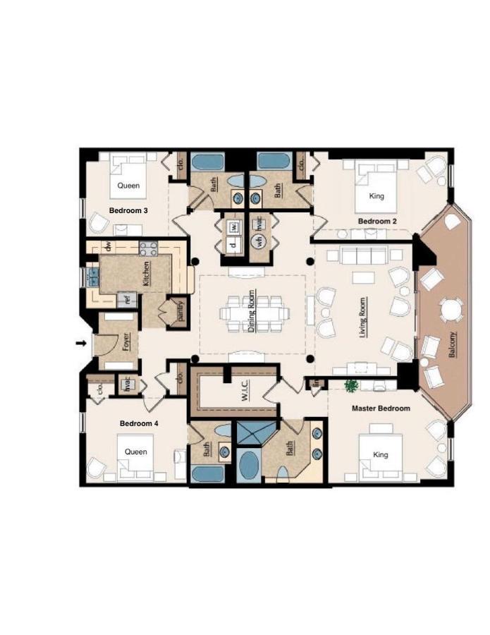 South Wind Penthouse 3 Villa Myrtle Beach Buitenkant foto